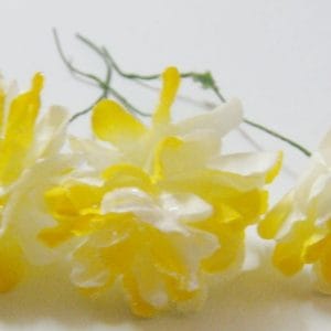 Paper Flowers - Sparkled Carnation - Yellow