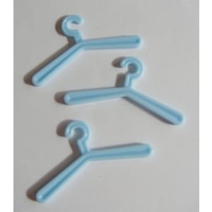 Baby Plastic Hangers - Baby Blue
