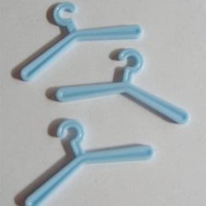 Baby Plastic Hangers - Baby Blue