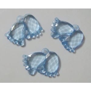Baby Feets plastic - Baby Blue