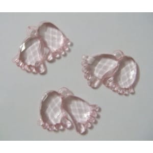 Baby Feets plastic - Baby Pink