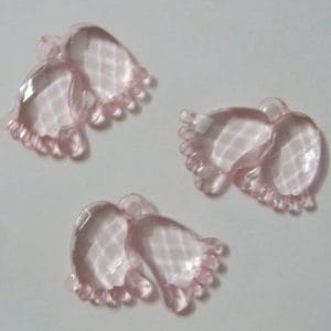 Baby Feets plastic - Baby Pink