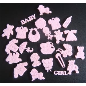 Baby Girl Felt Embellishment Set Combo 3