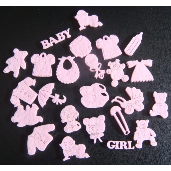 Baby Girl Felt Embellishment Set Combo 3