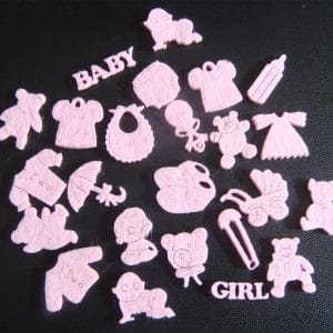 Baby Girl Felt Embellishment Set Combo 3