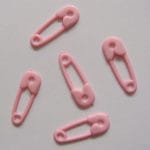 Baby Plastic Clips - Baby Pink