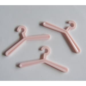 Baby Plastic Hangers - Baby Pink