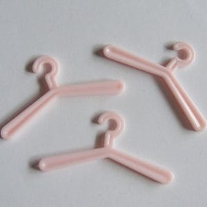 Baby Plastic Hangers - Baby Pink