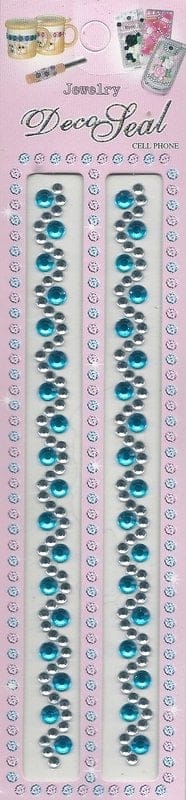 Blue Swirls Border Stickers BlueSwirlsBorder Blue Swirls Border Stickers