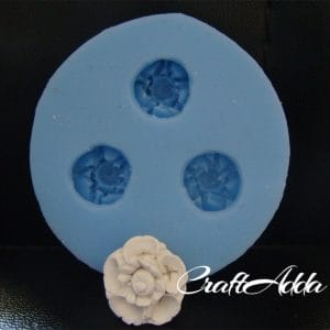 Rose Medium Silicone Clay Mould