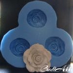 Large Soft Rose Silicone Clay Mould