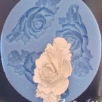 Rose with a rose bud Silicone Clay Mould
