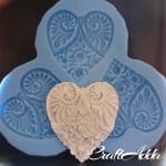 Heart Frame with 3 Moulds Silicone Clay Mould