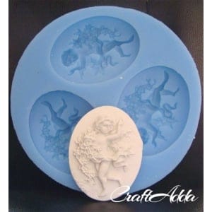 Angel Cameo Silicone Clay Mould