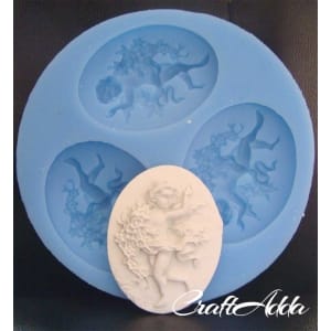 Angel Cameo Silicone Clay Mould