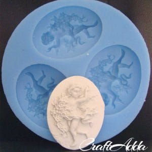 Angel Cameo Silicone Clay Mould