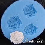 Small Peony Flower Silicone Clay Mould