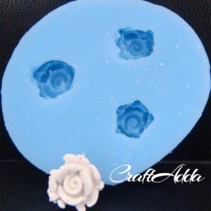 Mini Rosette Silicone Clay Mould