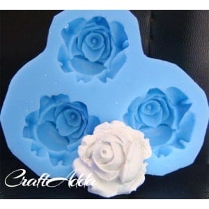 Large pom pom Rose Silicone Clay Mould