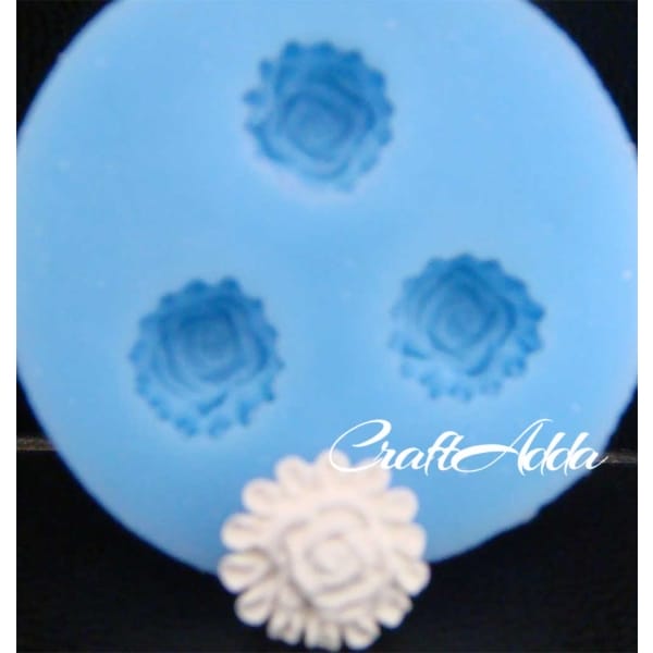 Mini loopy flower Silicone Clay Mould