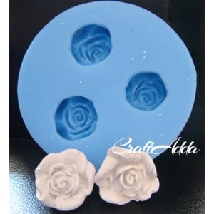 Medium Soft Rose Silicone Clay Mould