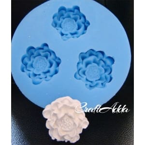 Medium Lotus Flower Silicone Clay Mould