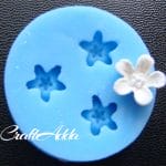 5 petal mini flower Silicone Clay Mould