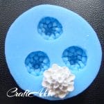 Pom Pom Chrysanthemum Medium Silicone Clay Mould