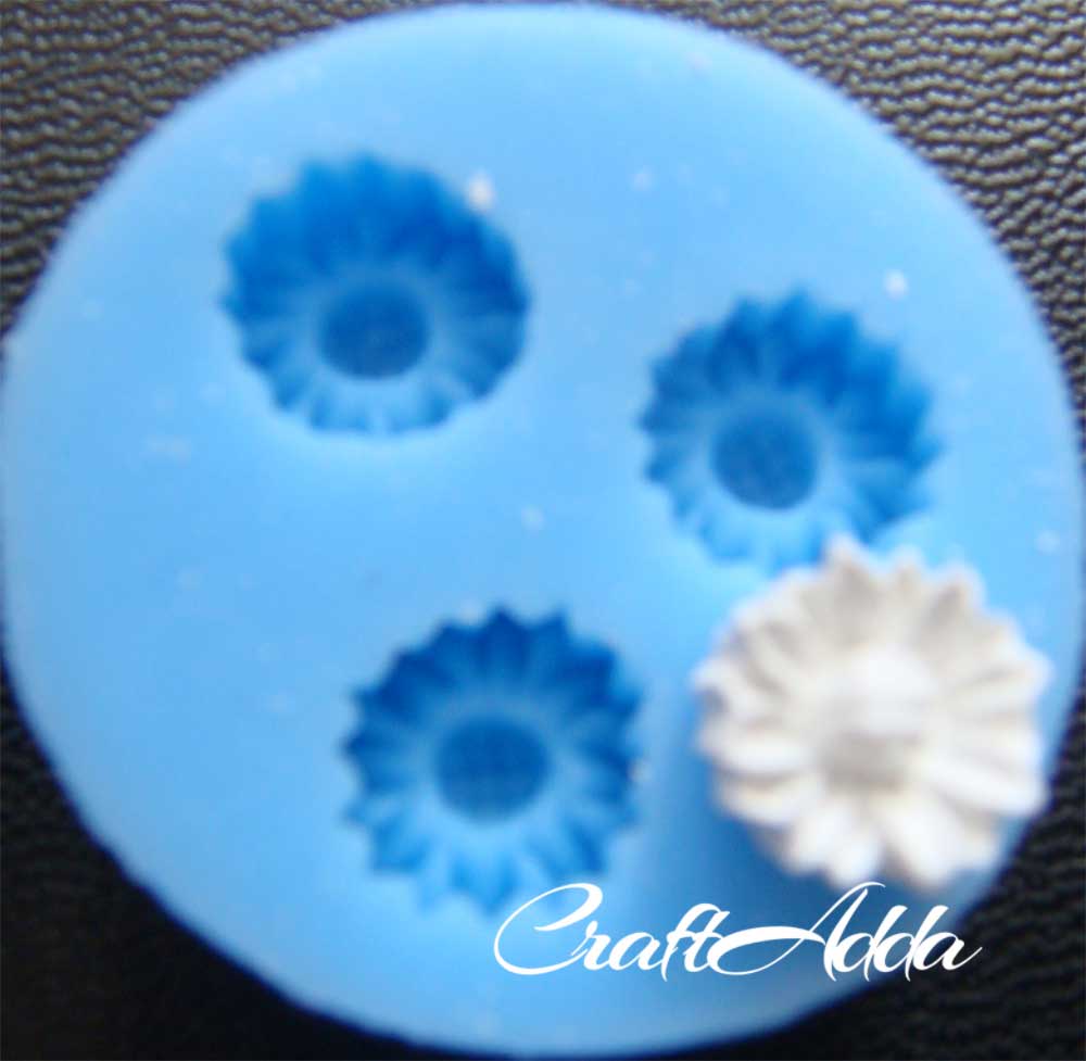 Mini Daisy Silicone Clay Mould CAMOLD91 1 CAMOLD91_1