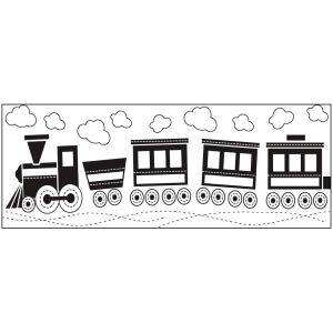 Fiskar Continous Stamps - Choo Choo