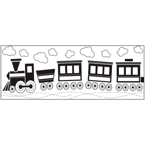 Fiskar Continous Stamps - Choo Choo