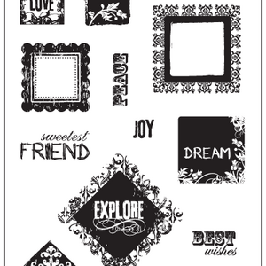 Fiskar Stamps - Squarely Sentimental