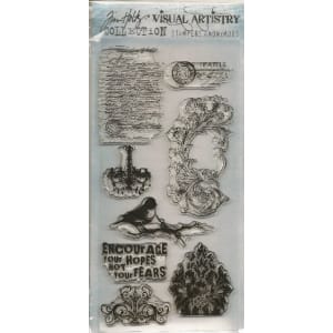 Tim Holtz Visual Artistry Clear Stamps - French Connection