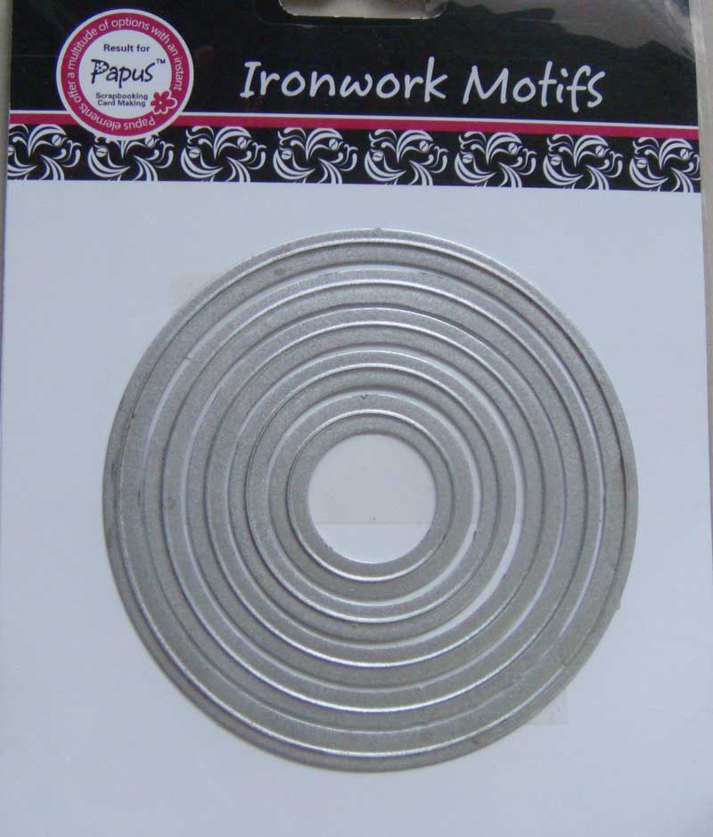 Ironwork Motifs - Circles PapusDie 01 Ironwork Motifs - Circles