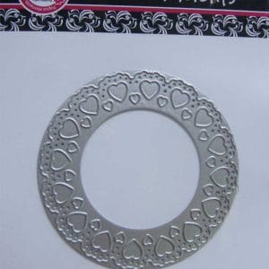 Ironwork Motifs - Heart Doily Die - Circle