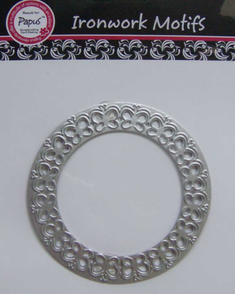 Ironwork Motifs - Butterfly Doily Die - Circle PapusDie 07 Ironwork Motifs - Butterfly Doily Die - Circle