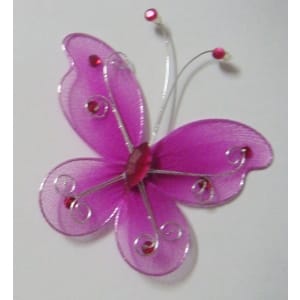 Net Butterflies - Pink (Large)