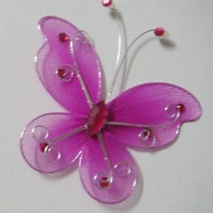 Net Butterflies - Pink (Large)