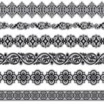 Classic Borders Cling Stamp