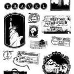 Travel USA Clear Stamp