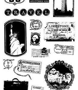 Travel USA Clear Stamp
