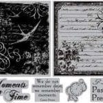 Ancestral Collage Cling Stamp