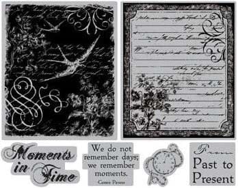 Ancestral Collage Cling Stamp