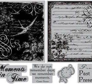 Ancestral Collage Cling Stamp