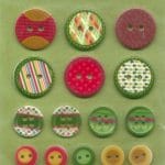 Decorative button pack - Brights
