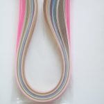 10mm Quilling Strip - Mix Metallic (Pink to Light Brown)