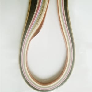10mm Quilling Strip - Mix Metallic (Golden to Brown)