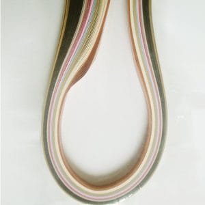 10mm Quilling Strip - Mix Metallic (Golden to Brown)