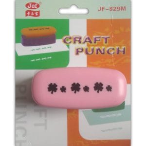 Jef Giant Craft Punch - String of Clover Leaves