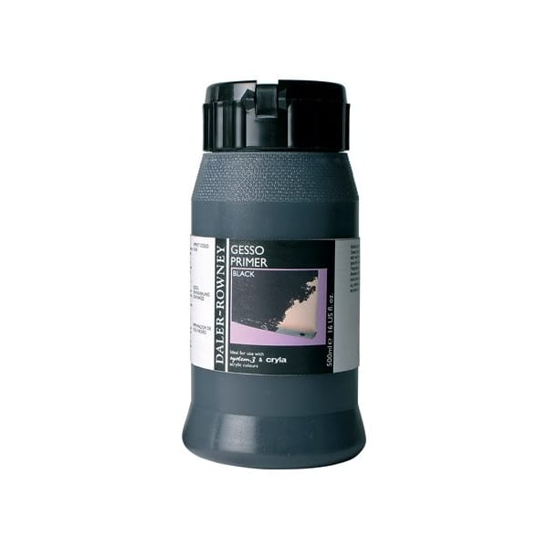 Daler Rowney Gesso Primer - Black (500 ml)